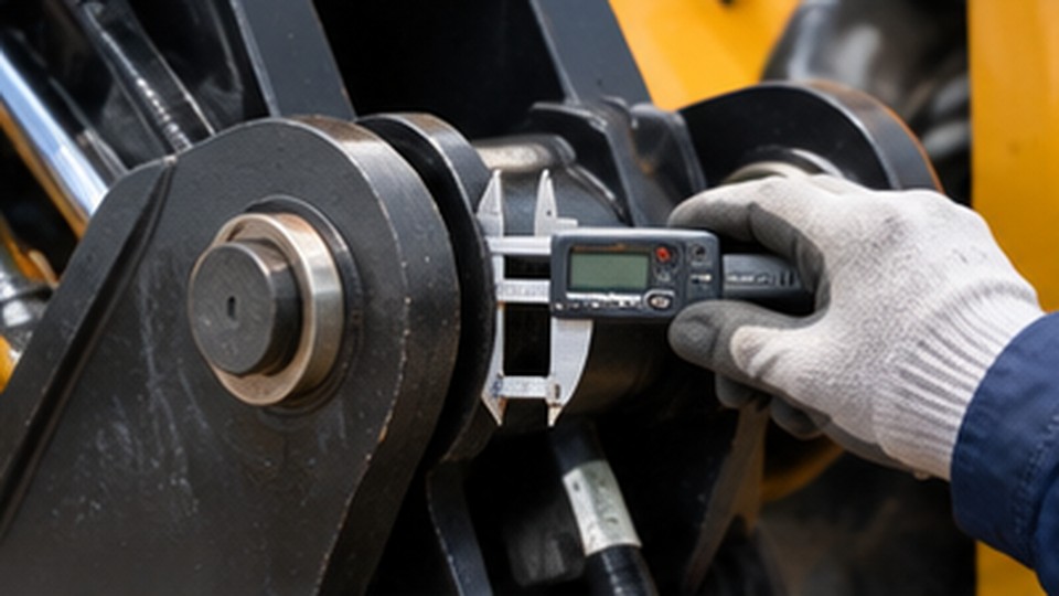 How Can Buyers Measure Backhoe Loader Linkage Bushing Wear? - backhoe loader 1