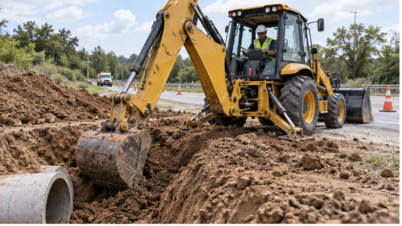 How Do You Test a Backhoe Loader for Hydraulic Boom Drift Before Buying? - backhoe loader 1