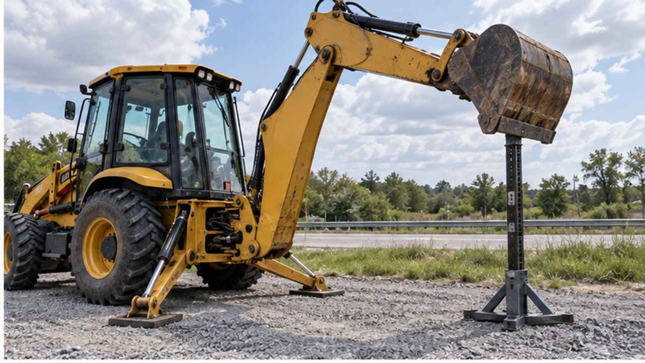 How Do You Test a Backhoe Loader for Hydraulic Boom Drift Before Buying? - backhoe loader 2