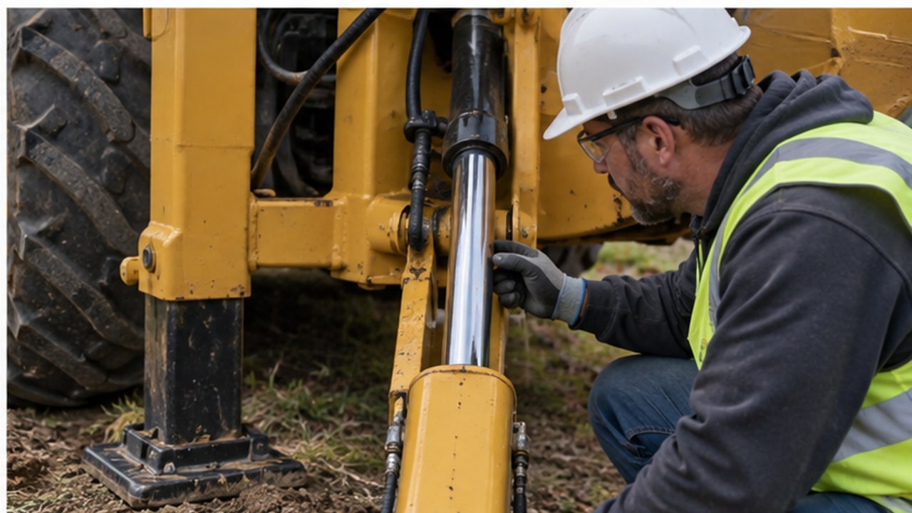 Backhoe Loader Case: Setting Stabilizers Safely on Sloping Ground - backhoe loader 4
