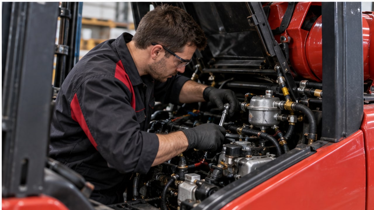 What Does LPG Fuel Filter Contamination Tell a Forklift Buyer? - LPG forklift 4