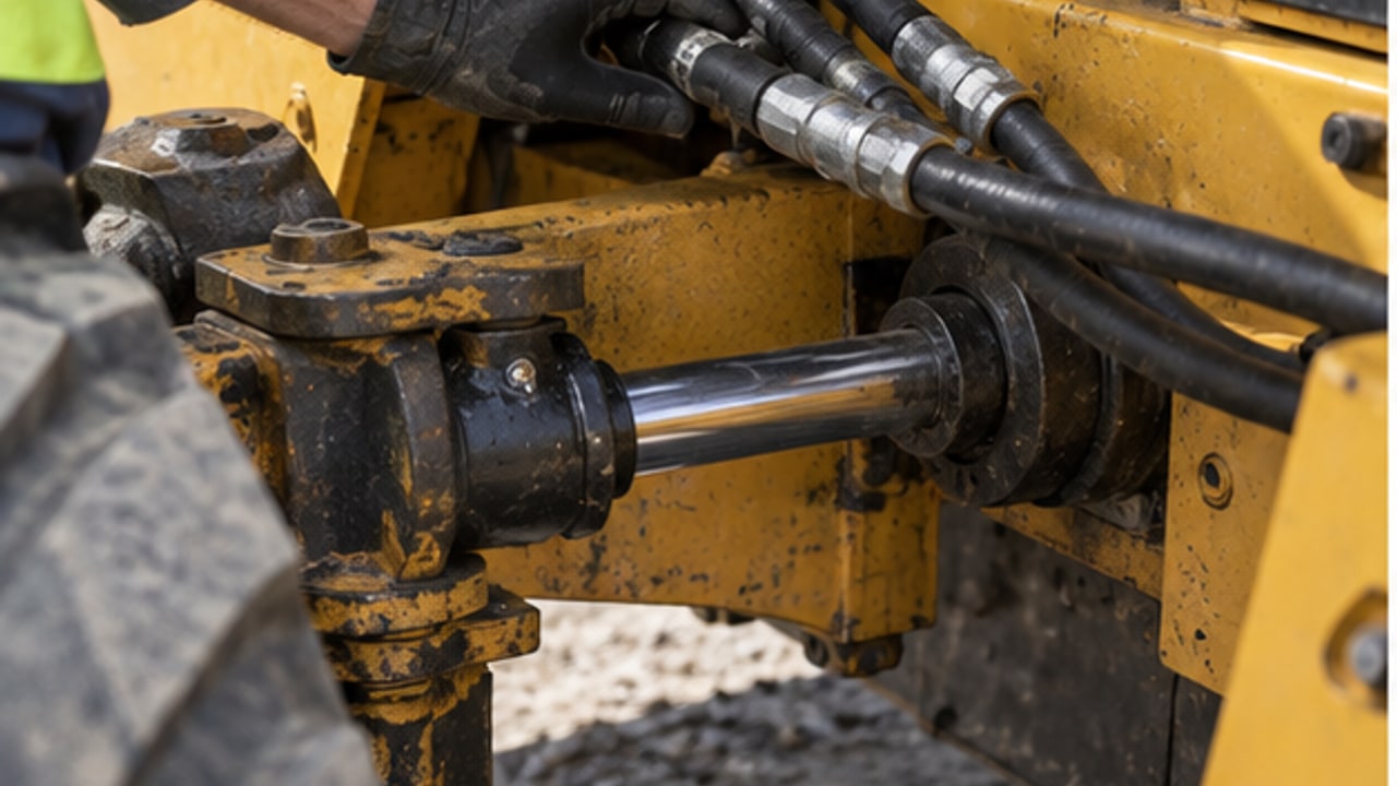 Why Does a Backhoe Loader Steering Feel Heavy at Low Engine Speed? - backhoe loader 3