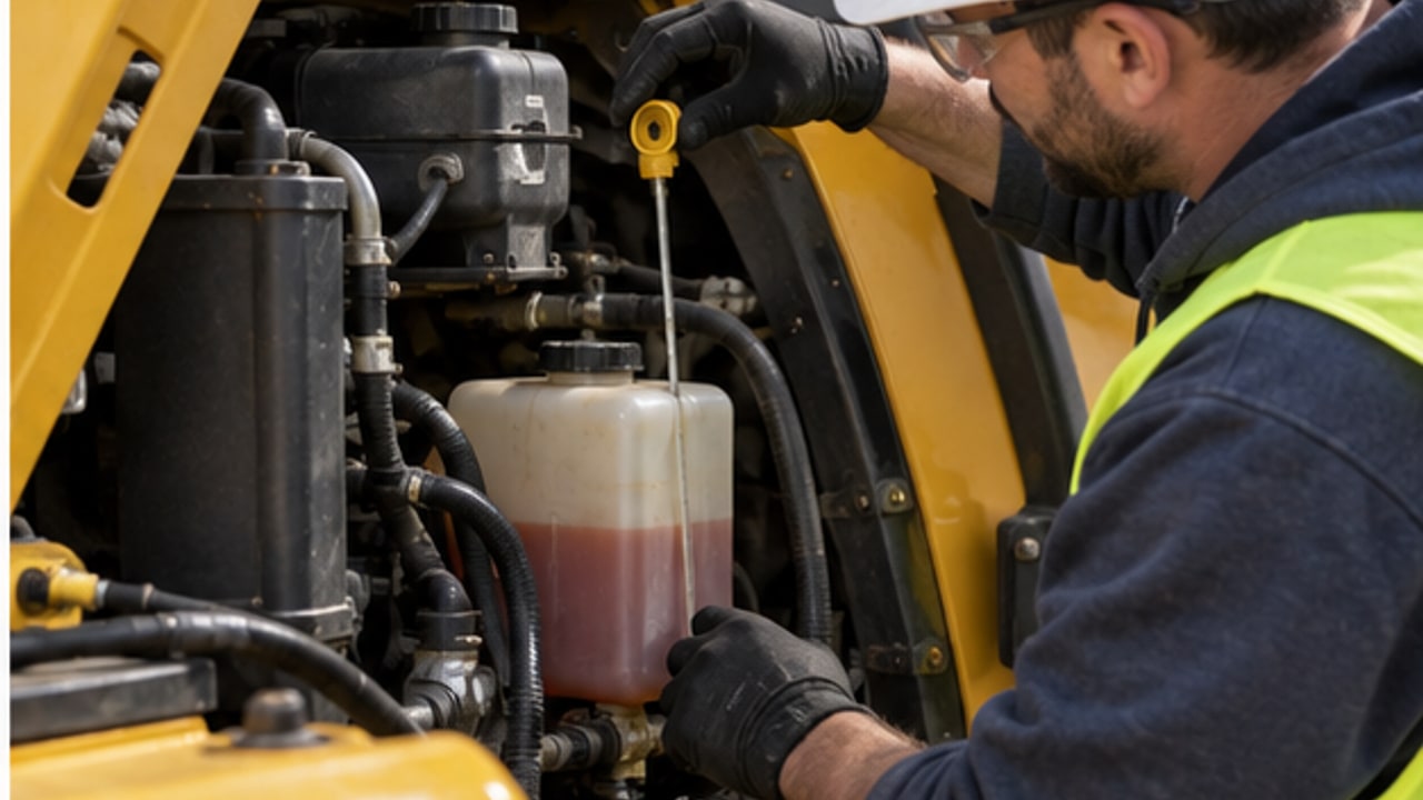 Why Does a Backhoe Loader Steering Feel Heavy at Low Engine Speed? - backhoe loader 2