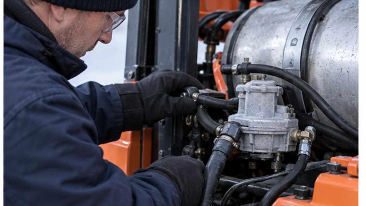 Why Does an LPG Forklift Regulator Freeze and Lose Fuel Pressure? - LPG forklift 2