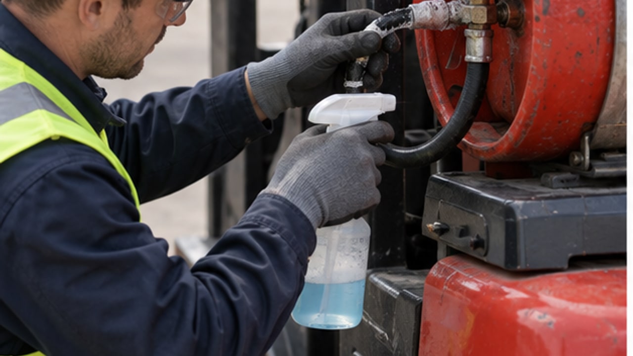 What Should You Do When an LPG Forklift Smells Strongly of Gas? - LPG forklift 3