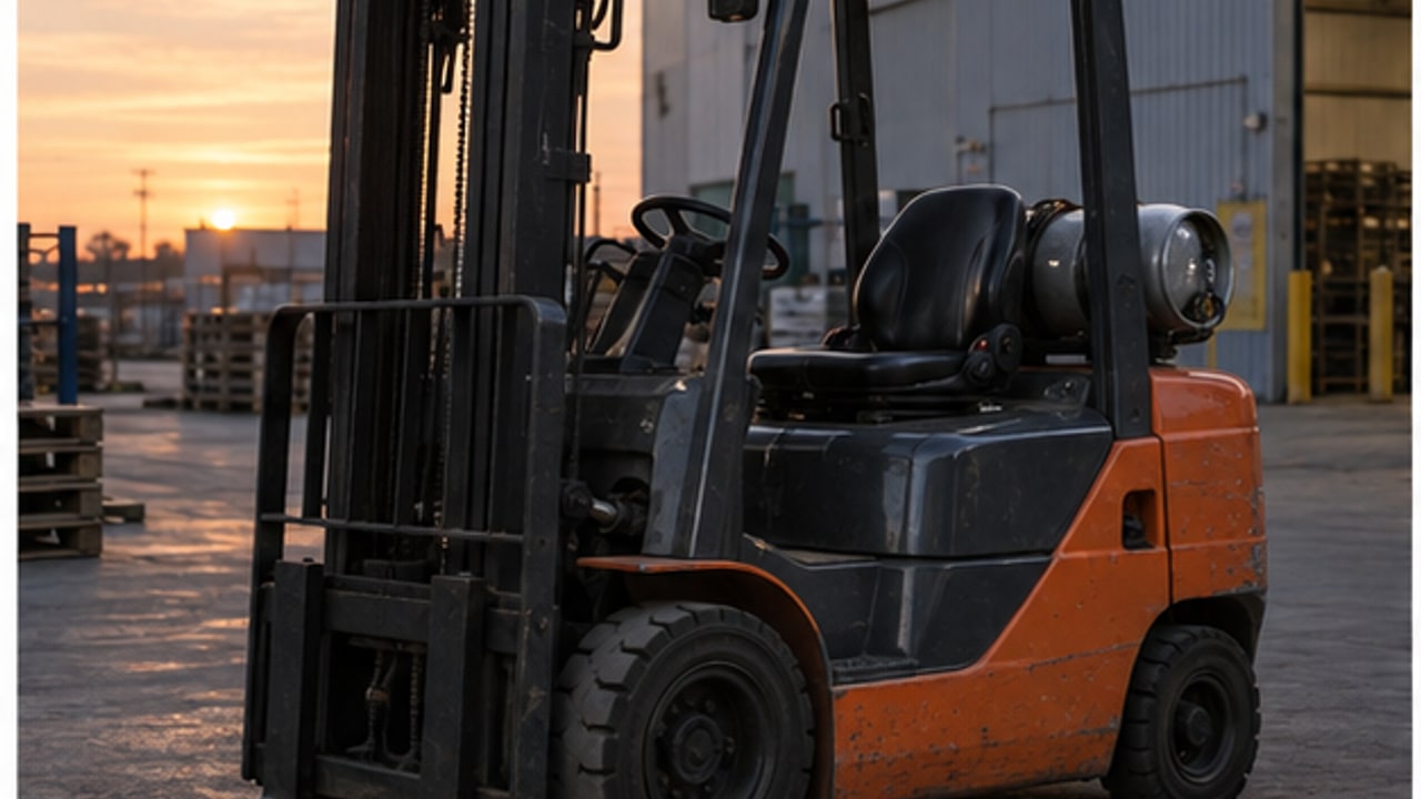 LPG Forklift Case: Diagnosing a Difficult Hot Restart After a Long Shift - LPG forklift 1