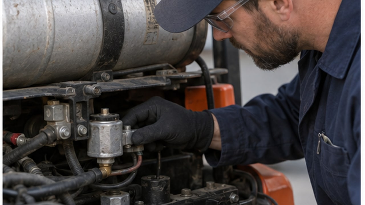 LPG Forklift Case: Diagnosing a Difficult Hot Restart After a Long Shift - LPG forklift 2