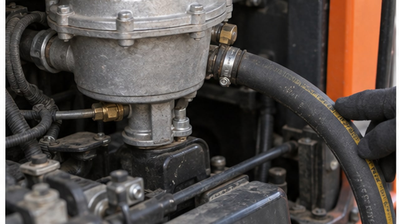 LPG Forklift Case: Diagnosing a Difficult Hot Restart After a Long Shift - LPG forklift 3