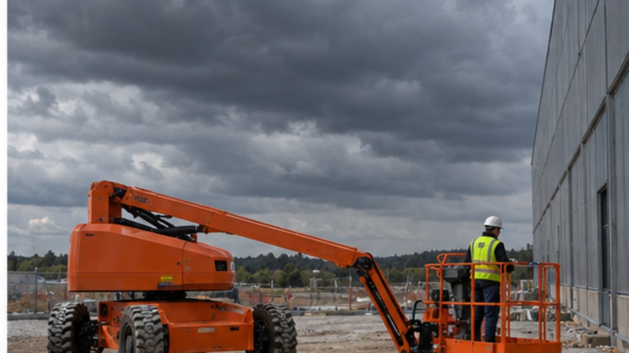 How Should Wind Speed Be Checked Before Using a Boom Lift Outdoors? - aerial work platform 2