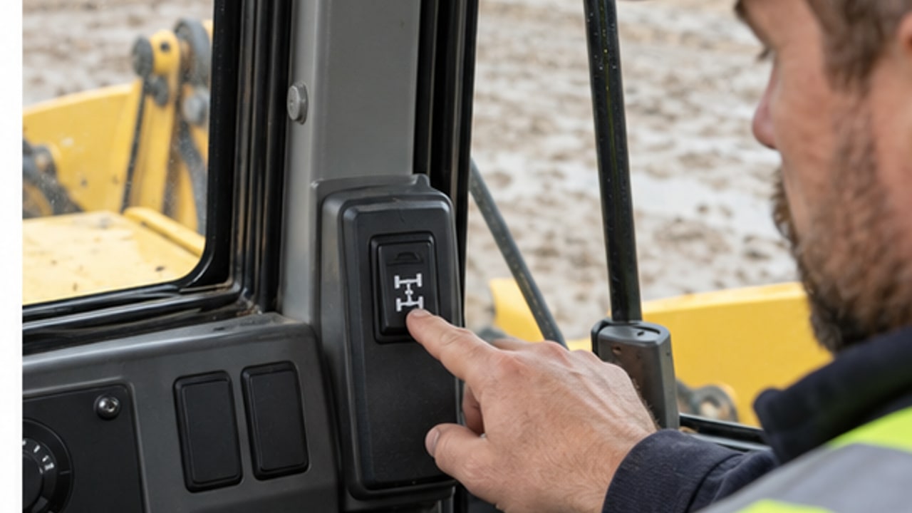 Why Will a Backhoe Loader Not Engage Four-Wheel Drive When Traction Is Needed? - backhoe loader 2