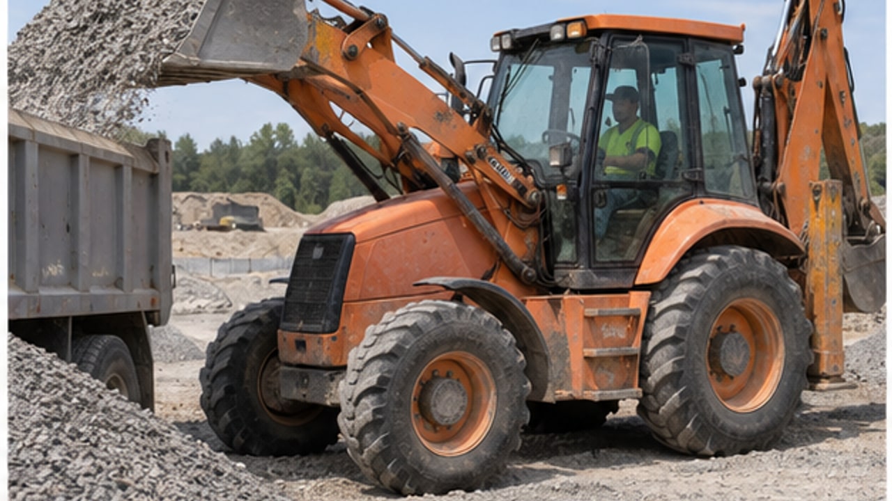 Backhoe Loader Case: Preventing Engine Overheating During Repetitive Loading - backhoe loader 1