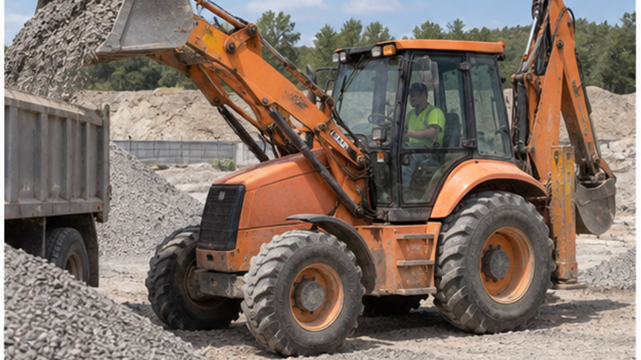 Backhoe Loader Case: Preventing Engine Overheating During Repetitive Loading - backhoe loader 4