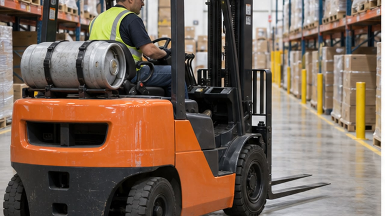 LPG Forklift Case: Engine Stalls When Changing Travel Direction - LPG forklift 1