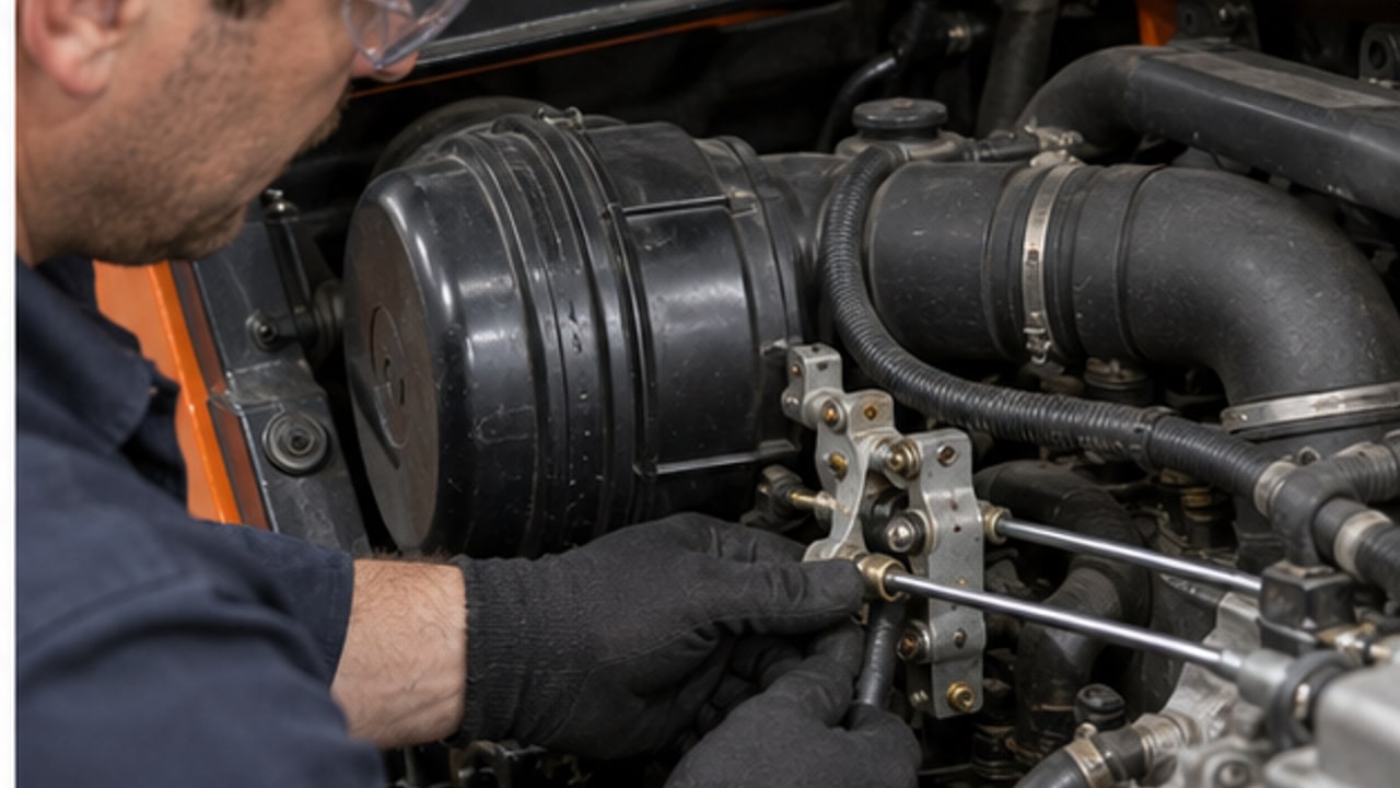 LPG Forklift Case: Engine Stalls When Changing Travel Direction - LPG forklift 2