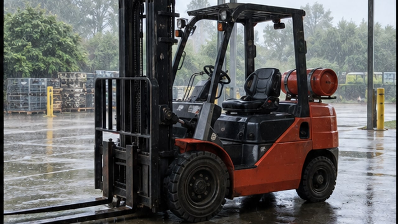 Why Does an LPG Forklift Misfire After Rain or Wet-Weather Storage? - LPG forklift 1