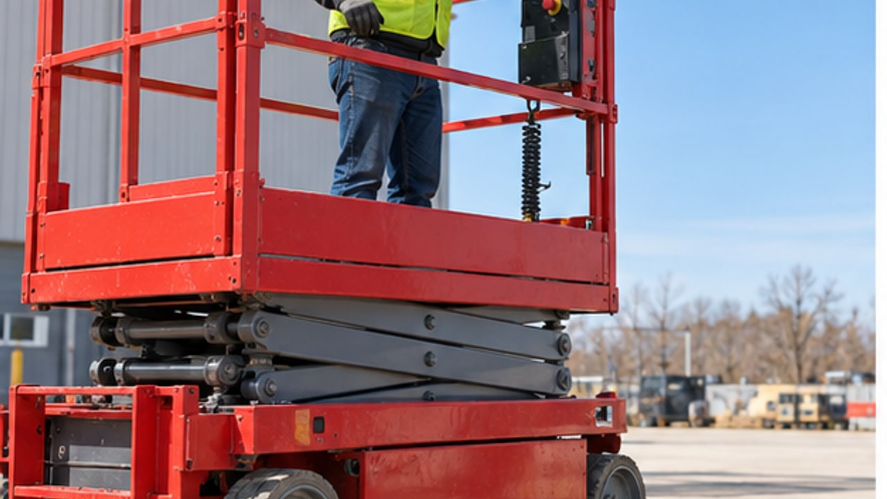 Why Will a Scissor Lift Emergency Stop Not Reset? - aerial work platform 1
