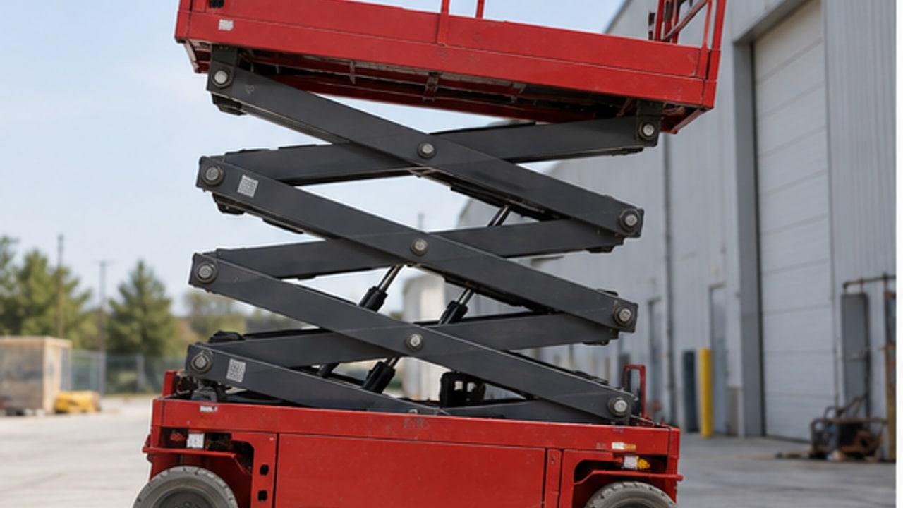 Scissor Lift Case: Uneven Raising and Noise from the Scissor Arms - aerial work platform 1