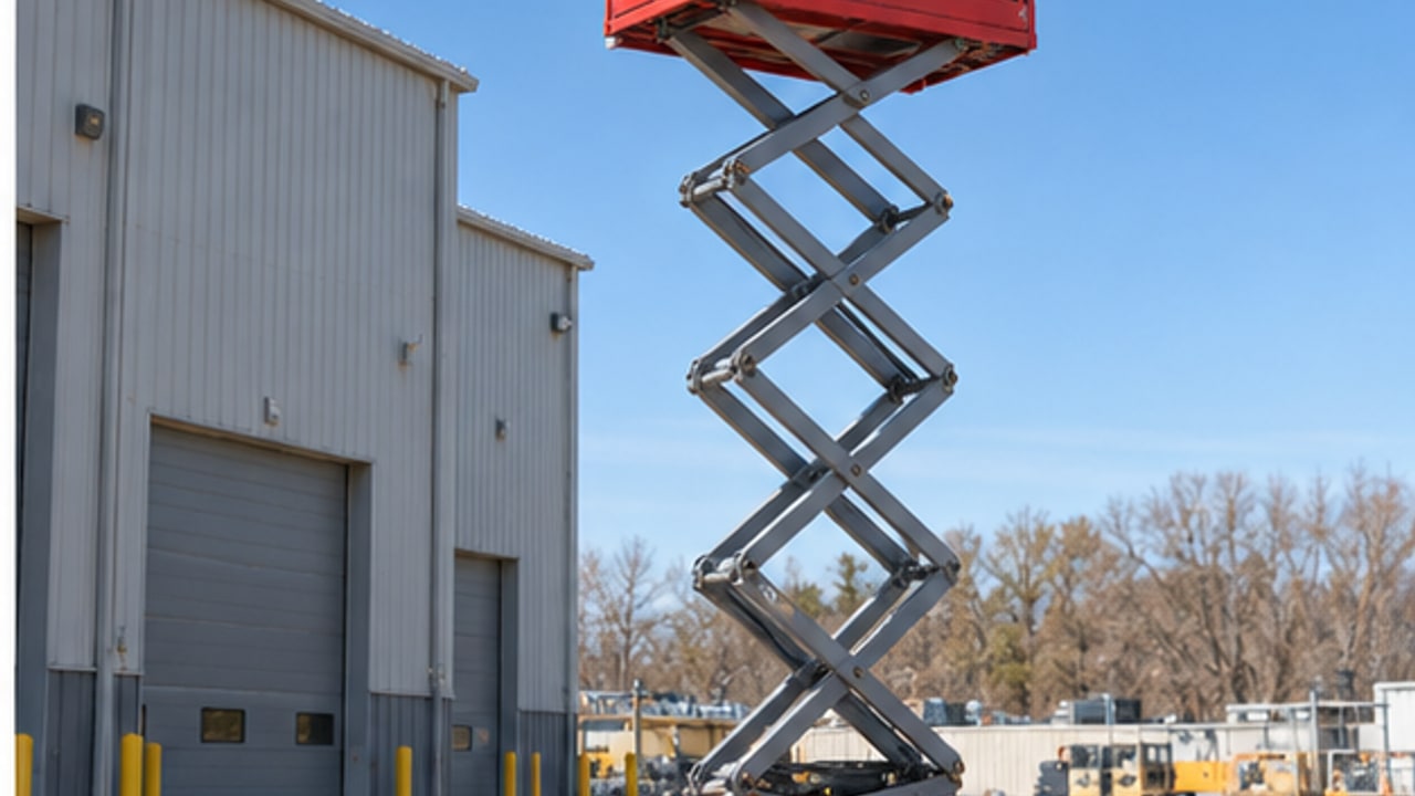 Why Will a Scissor Lift Emergency Stop Not Reset? - aerial work platform 4