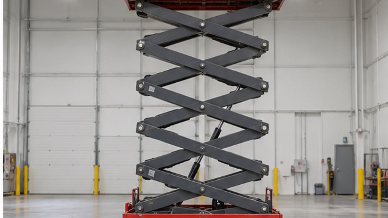 Scissor Lift Case: Uneven Raising and Noise from the Scissor Arms - aerial work platform 4