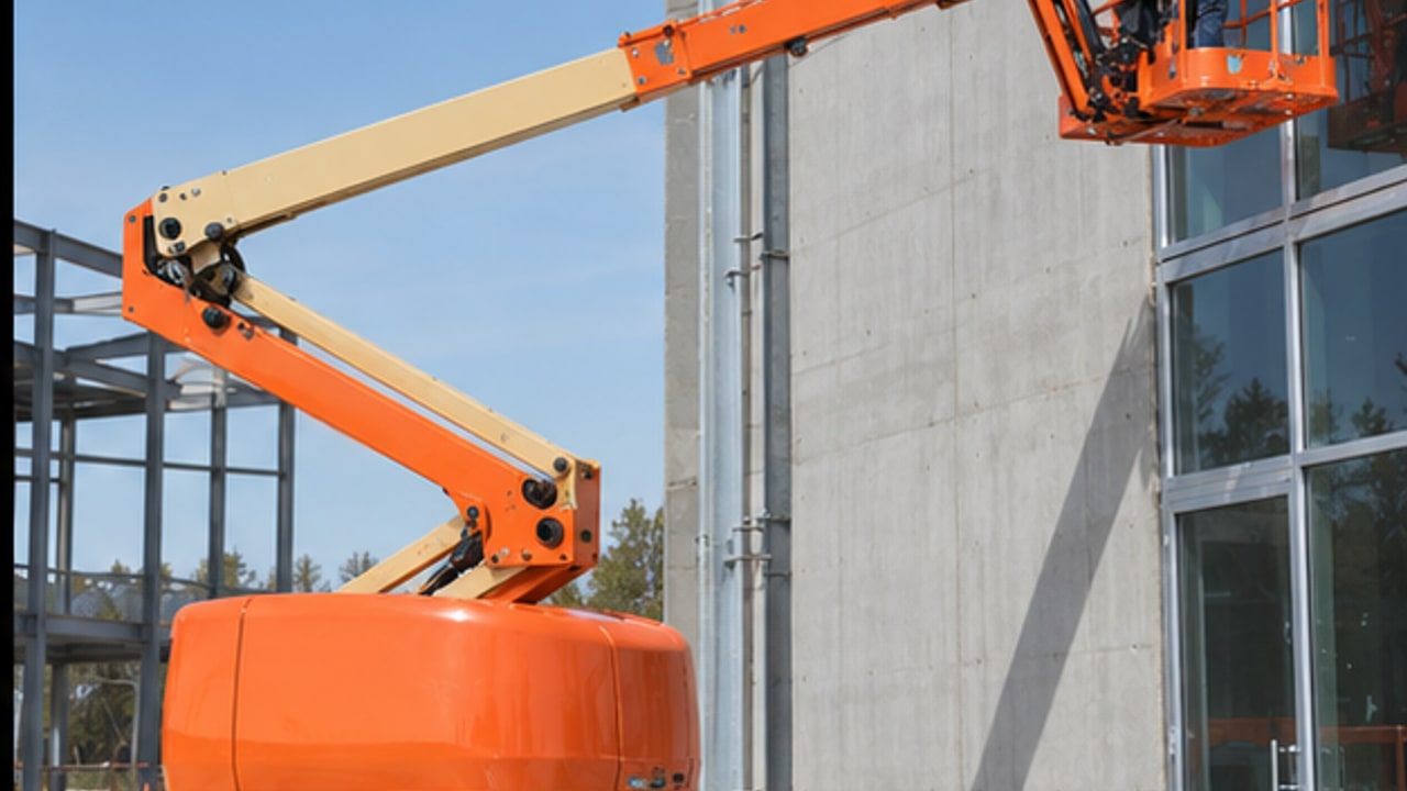 Why Does a Boom Lift Turntable Rotate Slowly or Hesitate? - aerial work platform 4