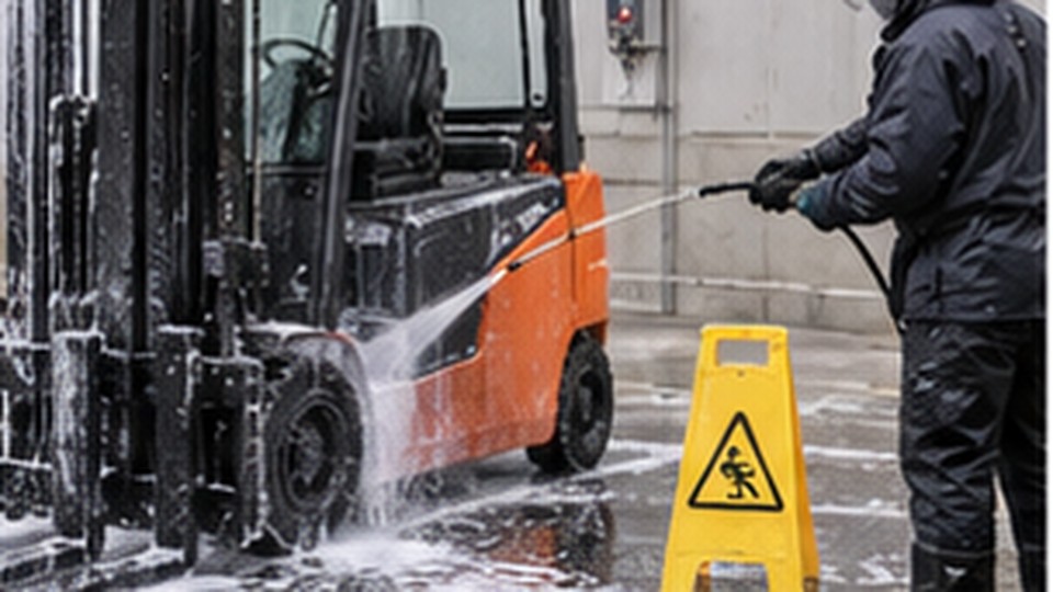 Why Can a Lithium Forklift Show a Ground Fault After Washing? - lithium electric forklift 1