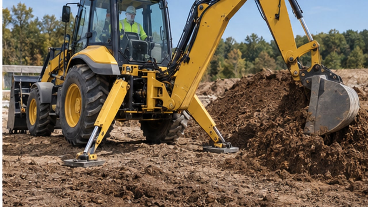 Backhoe Loader Case: Stabilizers Sink or Fail to Hold During Digging - backhoe loader 4