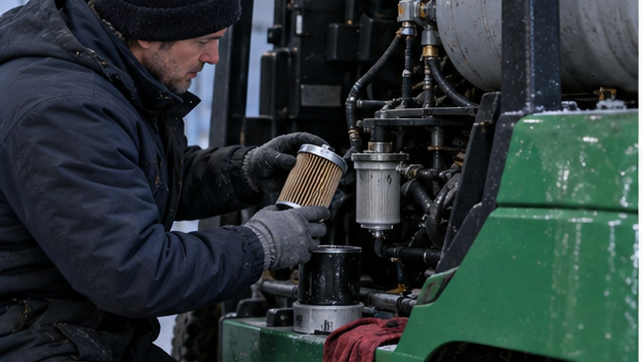 LPG Forklift Hard Starting: Is the Vaporizer or Fuel Filter Contaminated? - LPG forklift 3