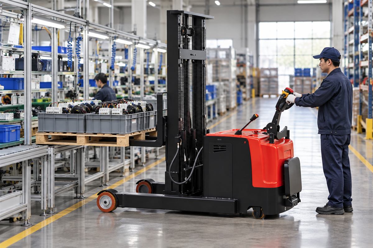 CQDA Electric Reach Pallet Stacker 2
