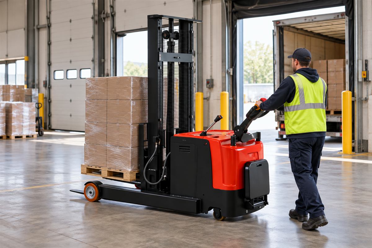 CQDA Electric Reach Pallet Stacker 3