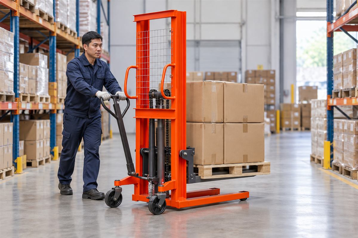CTY Manual Hydraulic Pallet Stacker 1