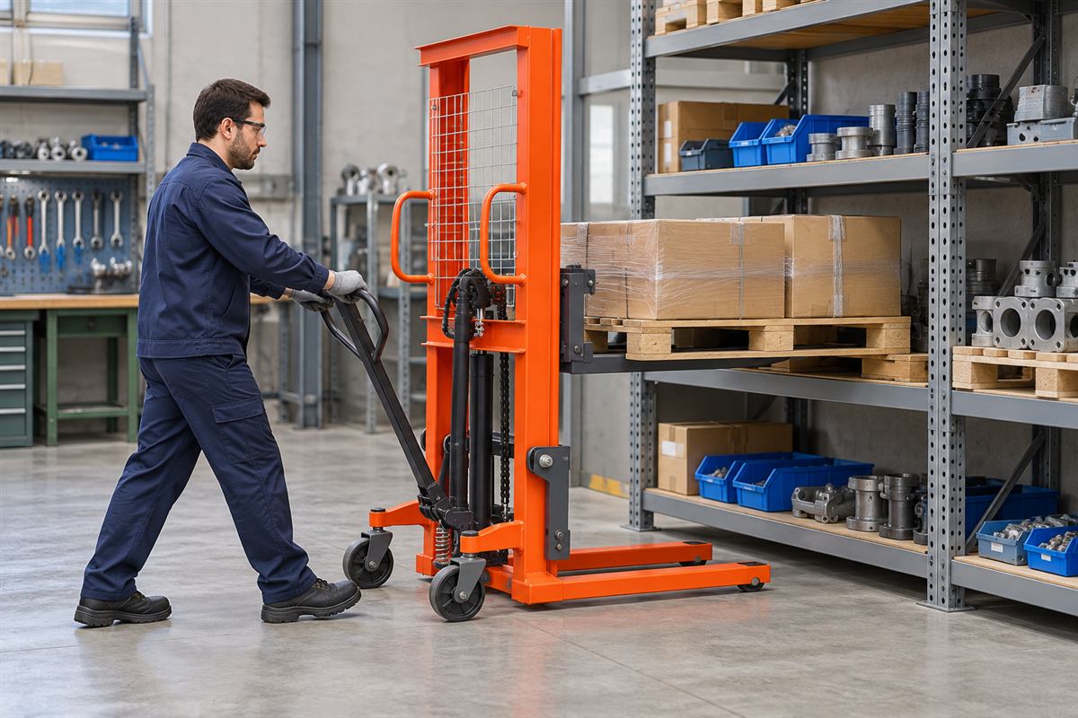 CTY Manual Hydraulic Pallet Stacker 2