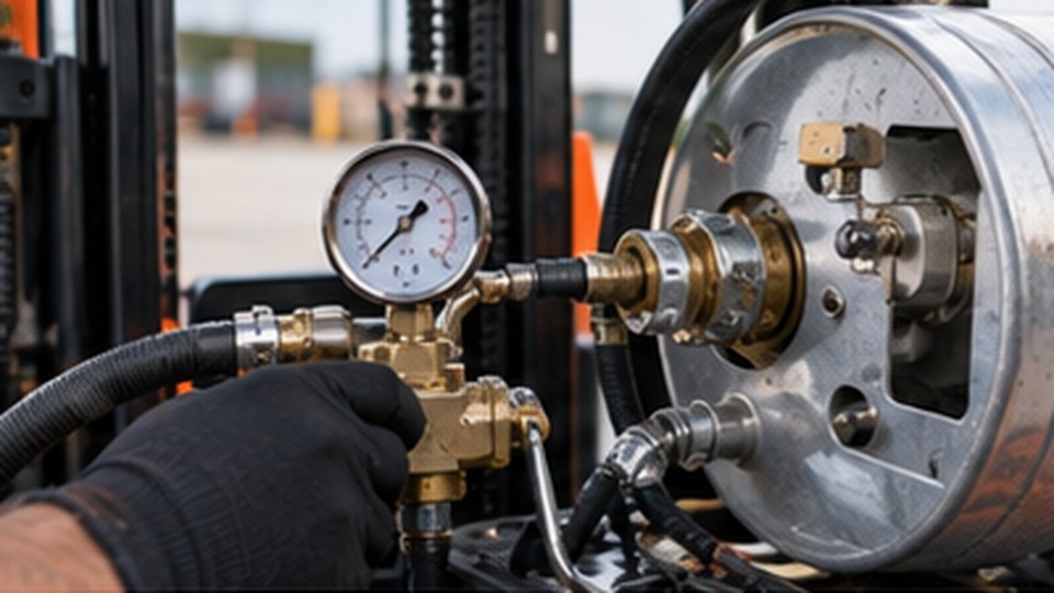 How Should LPG Forklift Regulator Pressure Be Tested Under Load? - LPG forklift 1