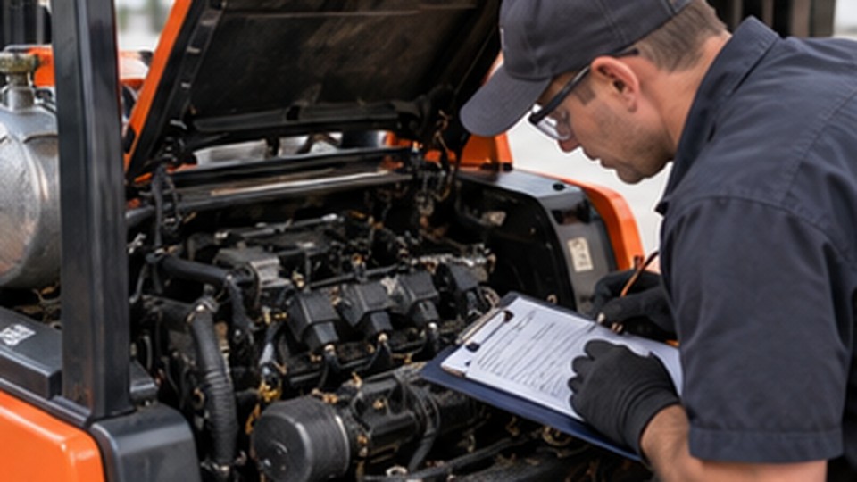LPG Forklift Case: Can an Exhaust Leak Cause False Mixture Faults? - LPG forklift 4
