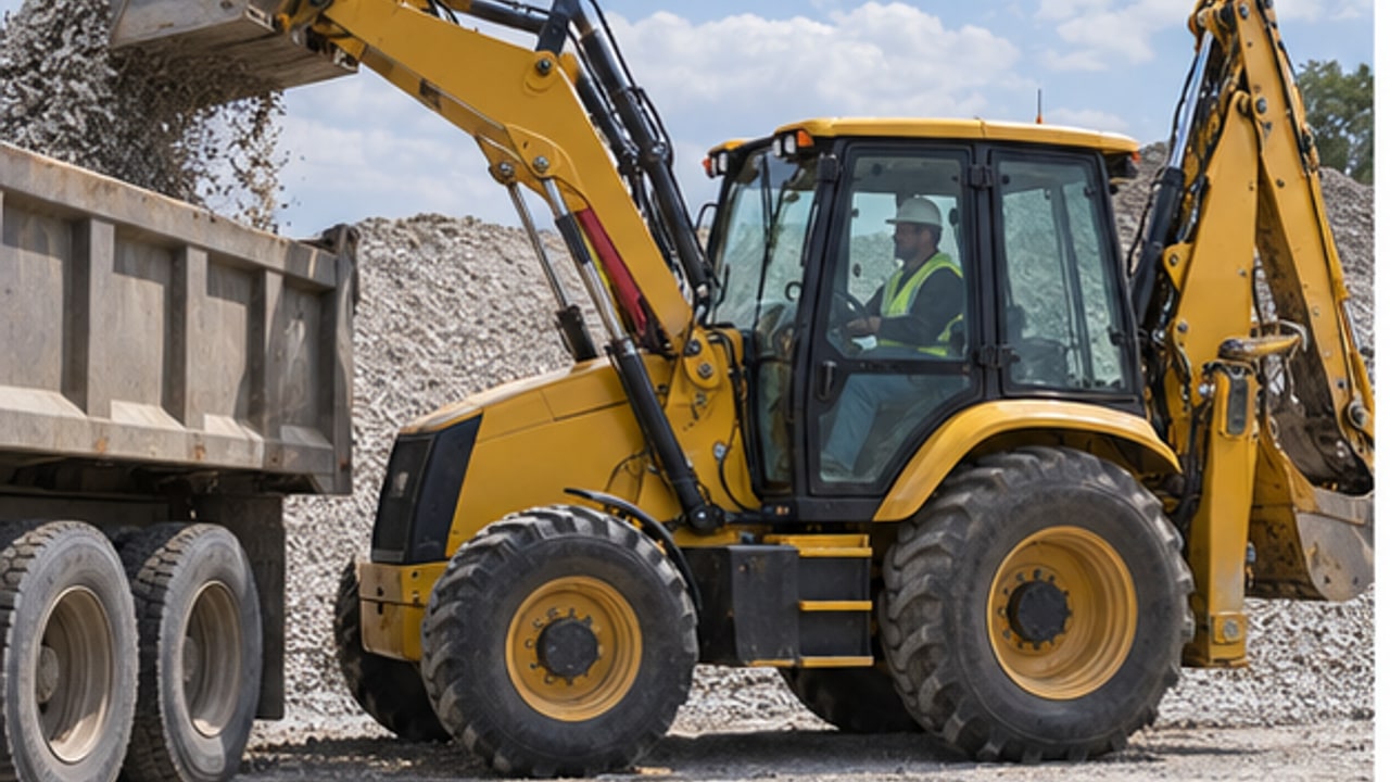Why Does a Backhoe Loader Delay Before Engaging Forward or Reverse? - backhoe loader 1