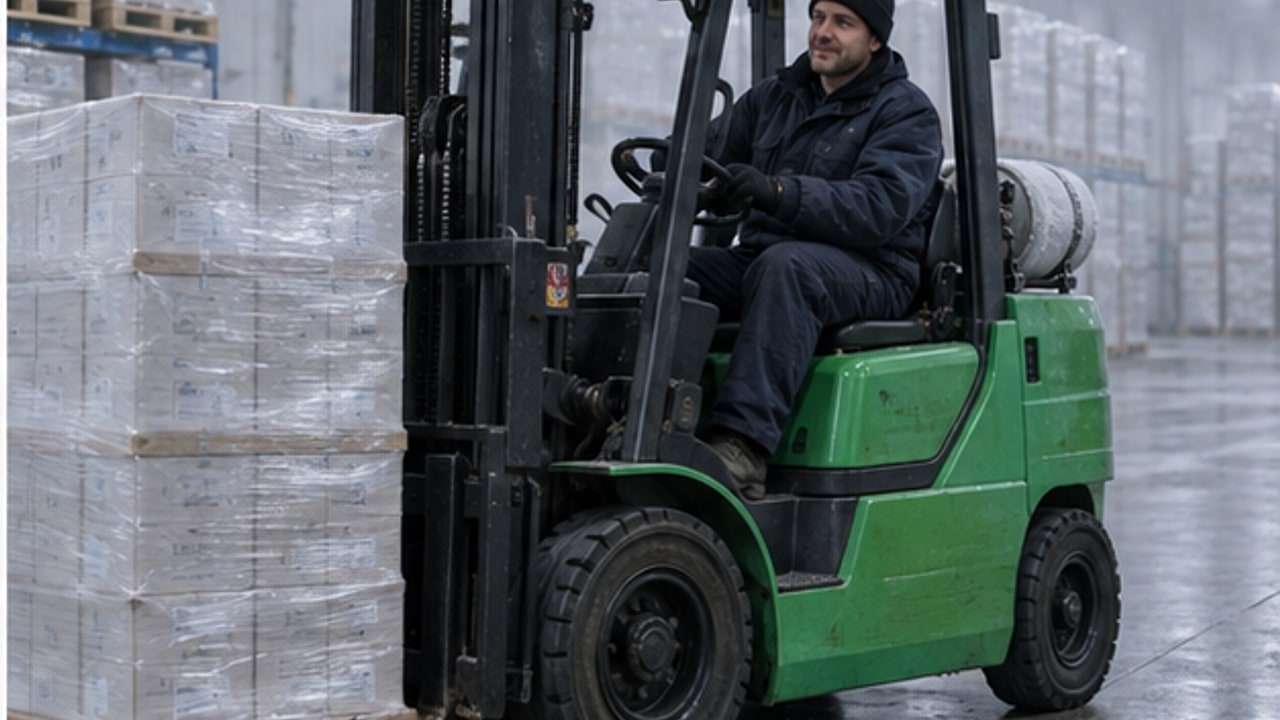 LPG Forklift Case: Cylinder and Vaporizer Frost During a Busy Shift - LPG forklift 4
