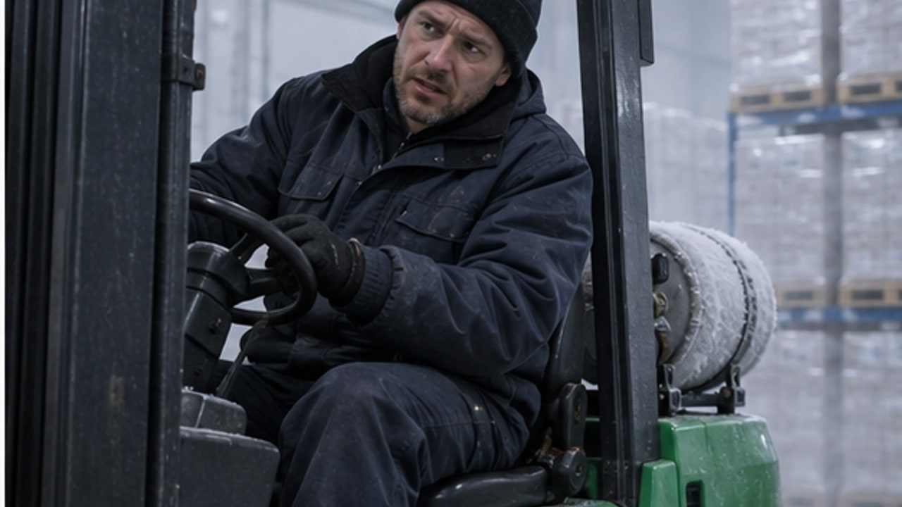 LPG Forklift Case: Cylinder and Vaporizer Frost During a Busy Shift - LPG forklift 2