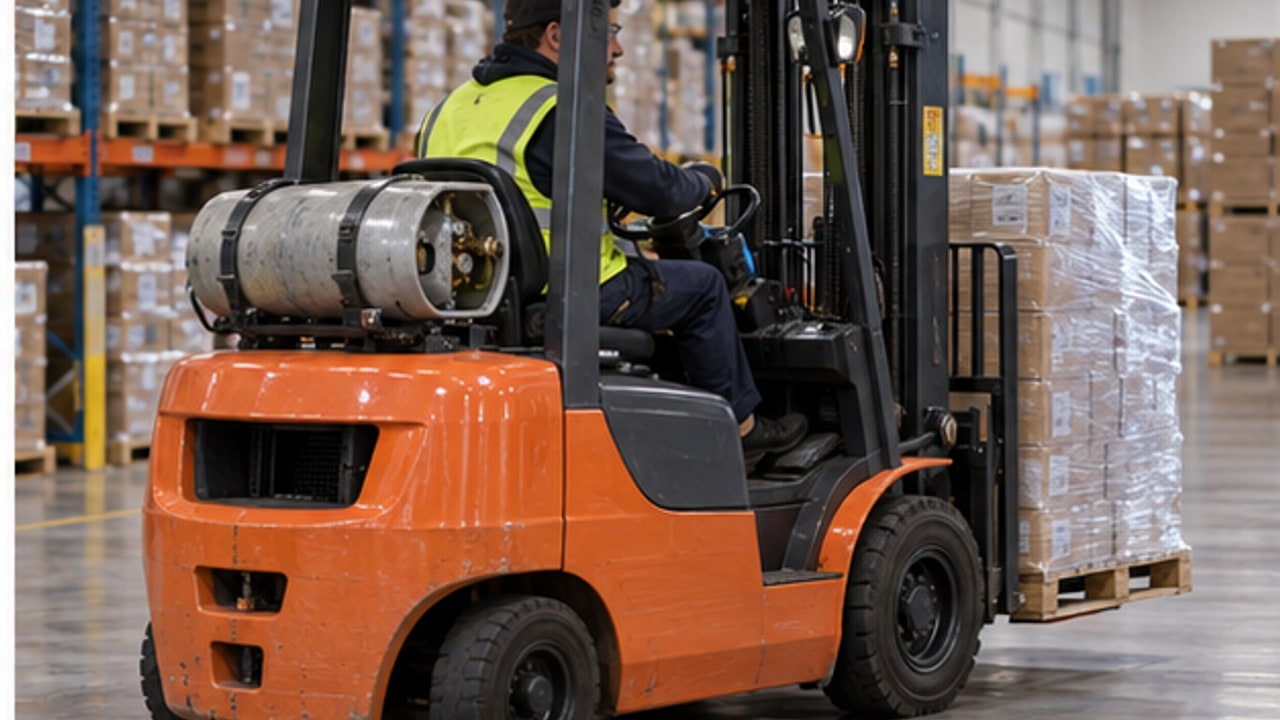Why Does an LPG Forklift Run Rough Immediately After a Cylinder Change? - LPG forklift 4