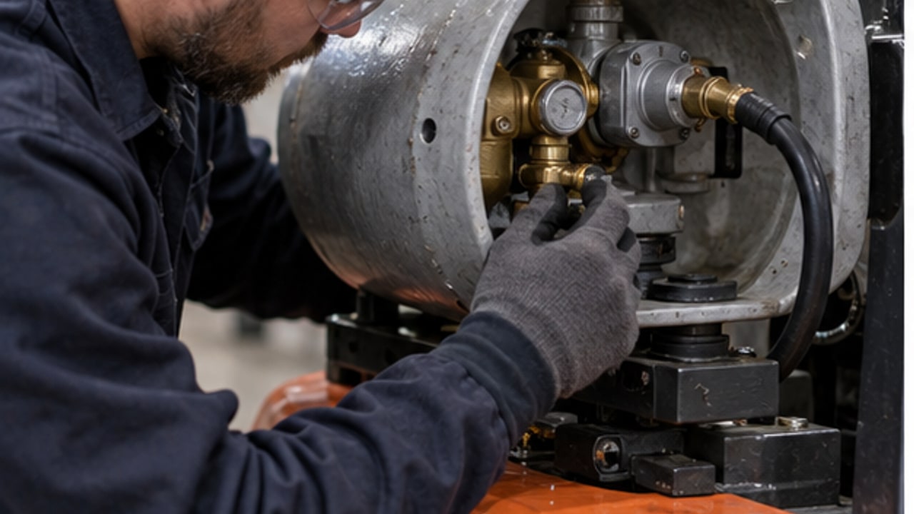 Why Does an LPG Forklift Run Rough Immediately After a Cylinder Change? - LPG forklift 3