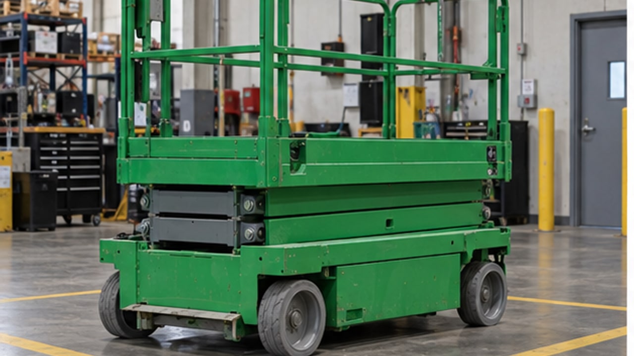 Scissor Lift Case: Pothole Protection Guard Fault Stops Machine Travel - aerial work platform 3