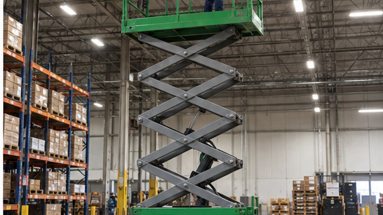 Scissor Lift Case: Pothole Protection Guard Fault Stops Machine Travel - aerial work platform 4
