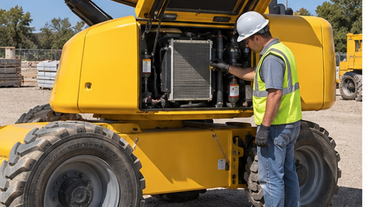 How Can Hydraulic Oil Overheating Be Prevented on an Aerial Lift? - aerial work platform 3