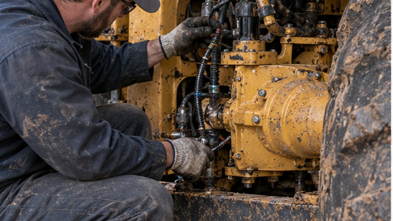 Why Will a Backhoe Loader Differential Lock Not Engage in Soft Ground? - backhoe loader 3