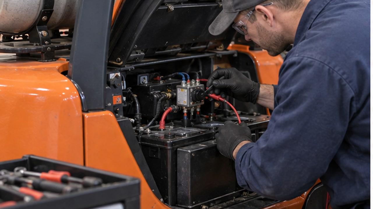 Why Will an LPG Forklift Not Crank Even with a Charged Battery? - LPG forklift 3