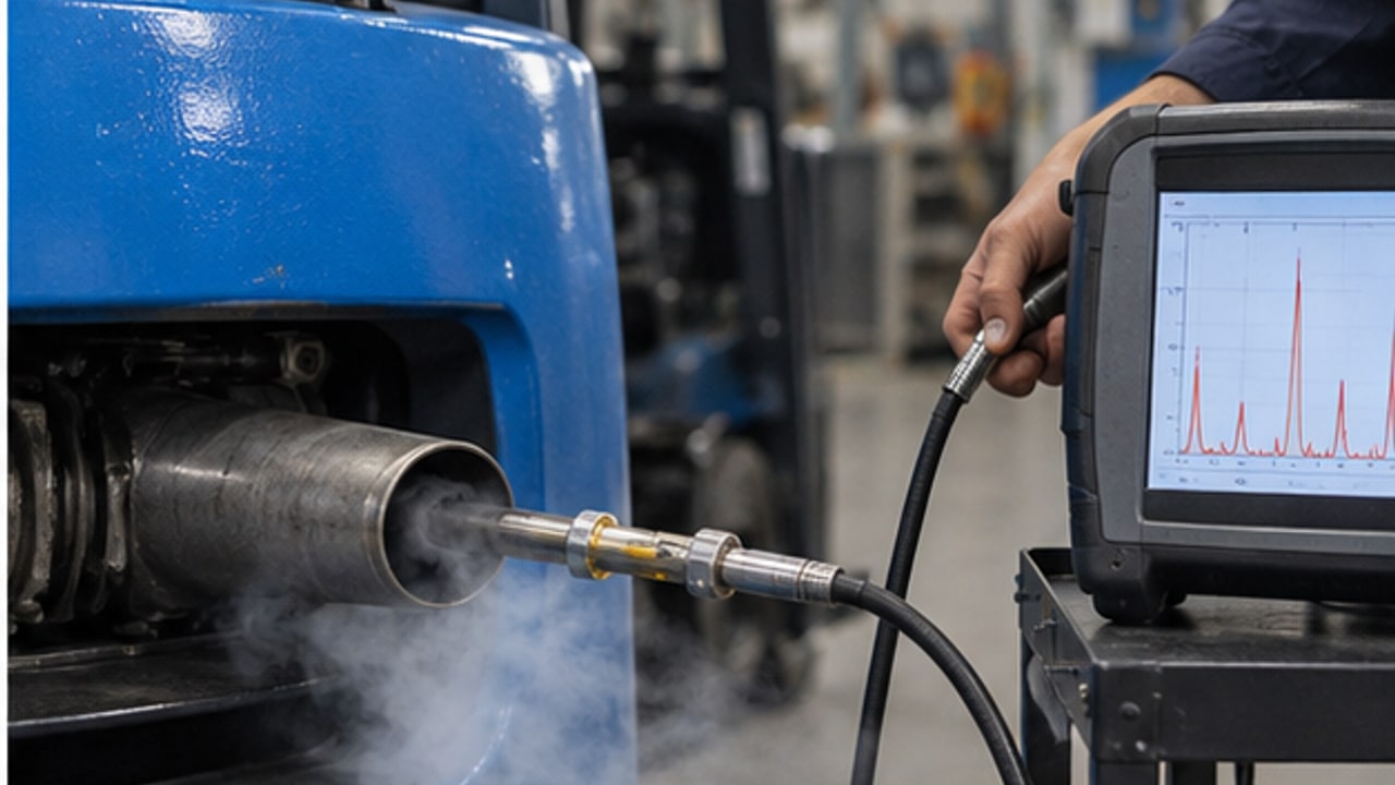 How Can High Carbon Monoxide Emissions from an LPG Forklift Be Reduced? - LPG forklift 2