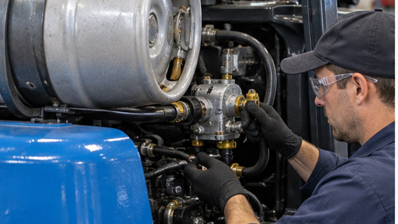 How Can High Carbon Monoxide Emissions from an LPG Forklift Be Reduced? - LPG forklift 3