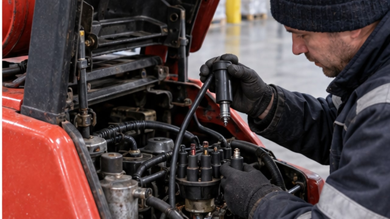 Why Does an LPG Forklift Lose Ignition Spark When the Engine Is Warm? - LPG forklift 2