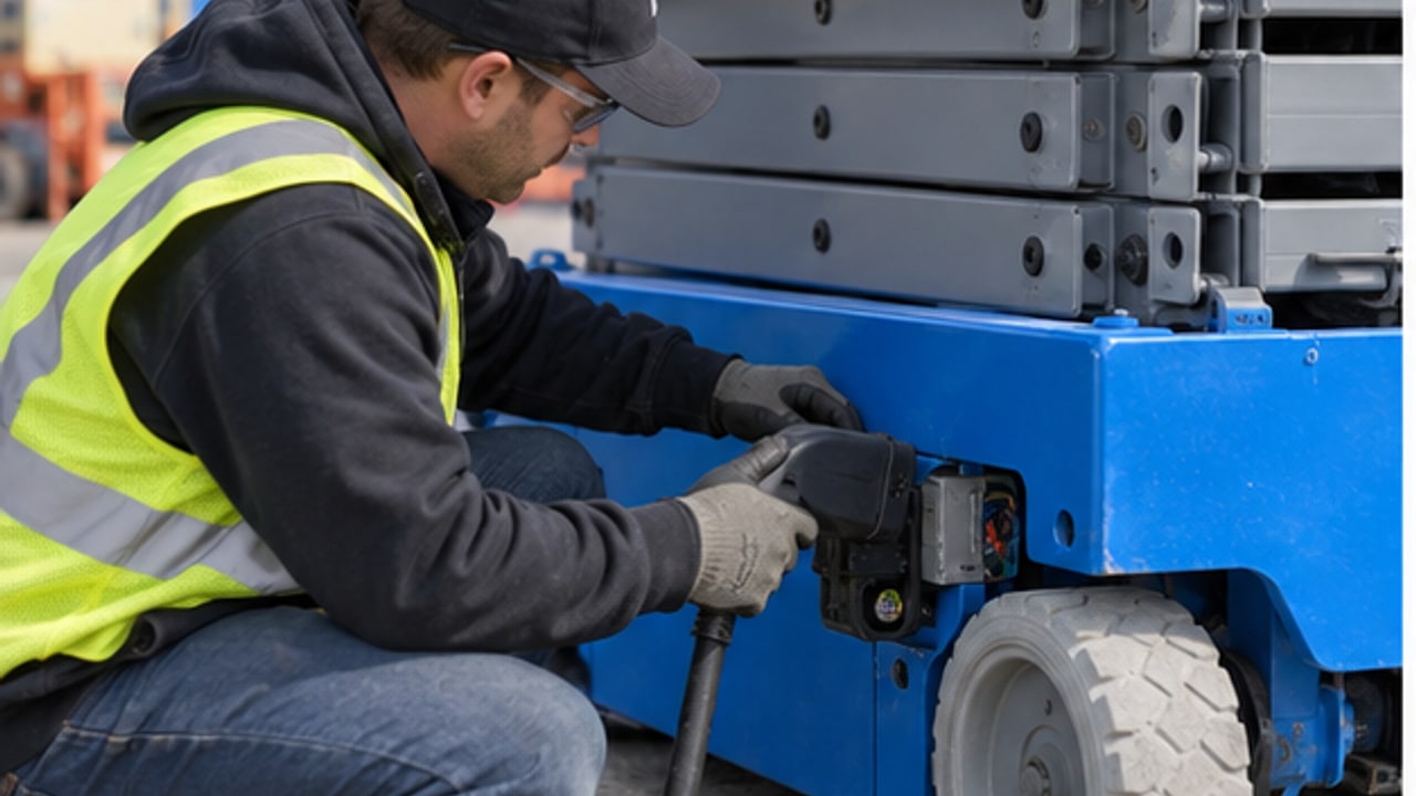 Why Will a Scissor Lift Not Drive While the Charger Interlock Is Active? - aerial work platform 3