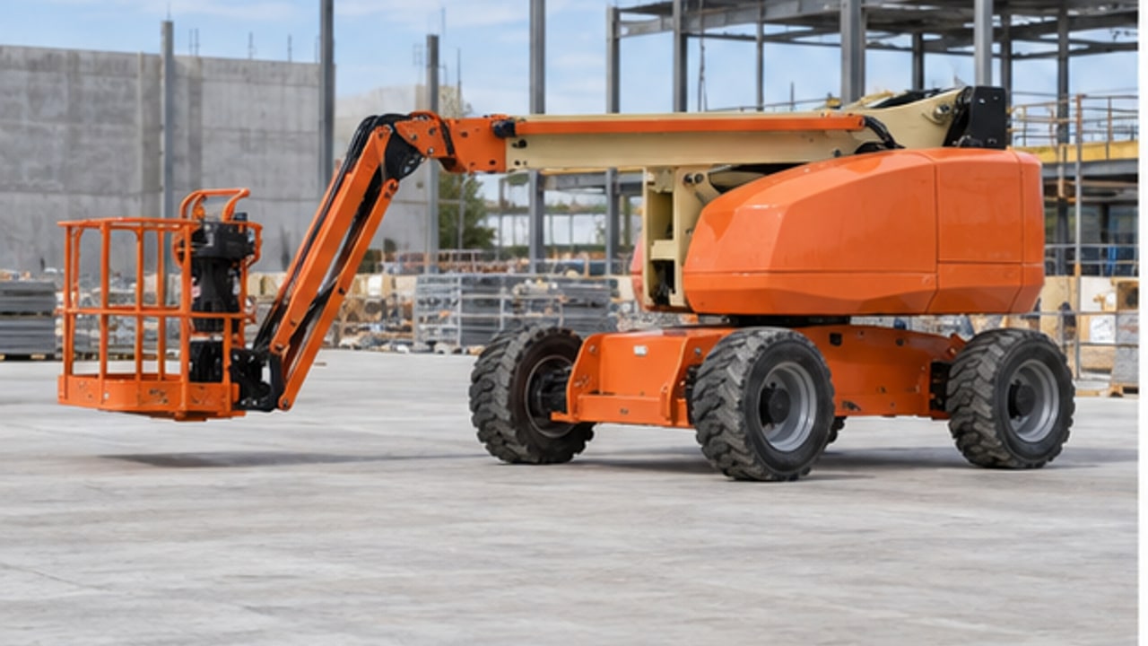 Boom Lift Case: Tilt Alarm Persists After the Machine Reaches Level Ground - aerial work platform 1