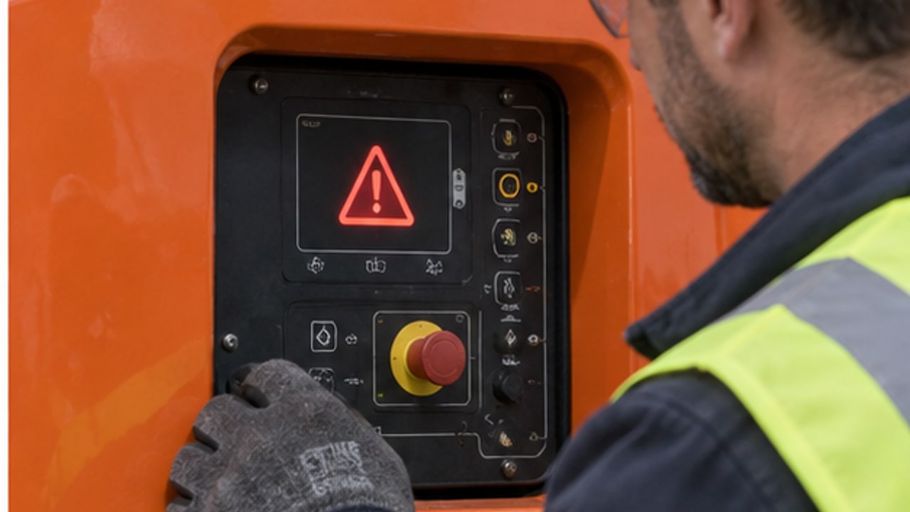 Boom Lift Case: Tilt Alarm Persists After the Machine Reaches Level Ground - aerial work platform 2