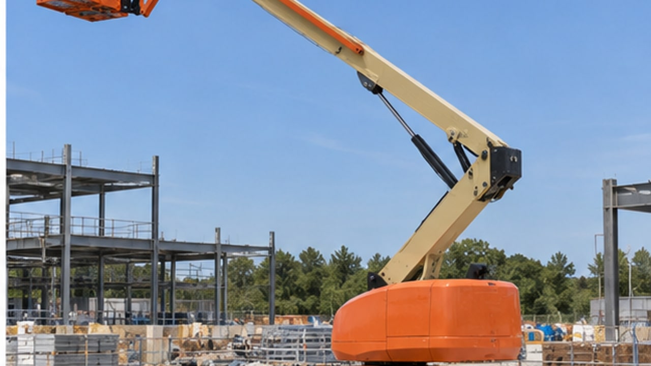 Boom Lift Case: Tilt Alarm Persists After the Machine Reaches Level Ground - aerial work platform 4